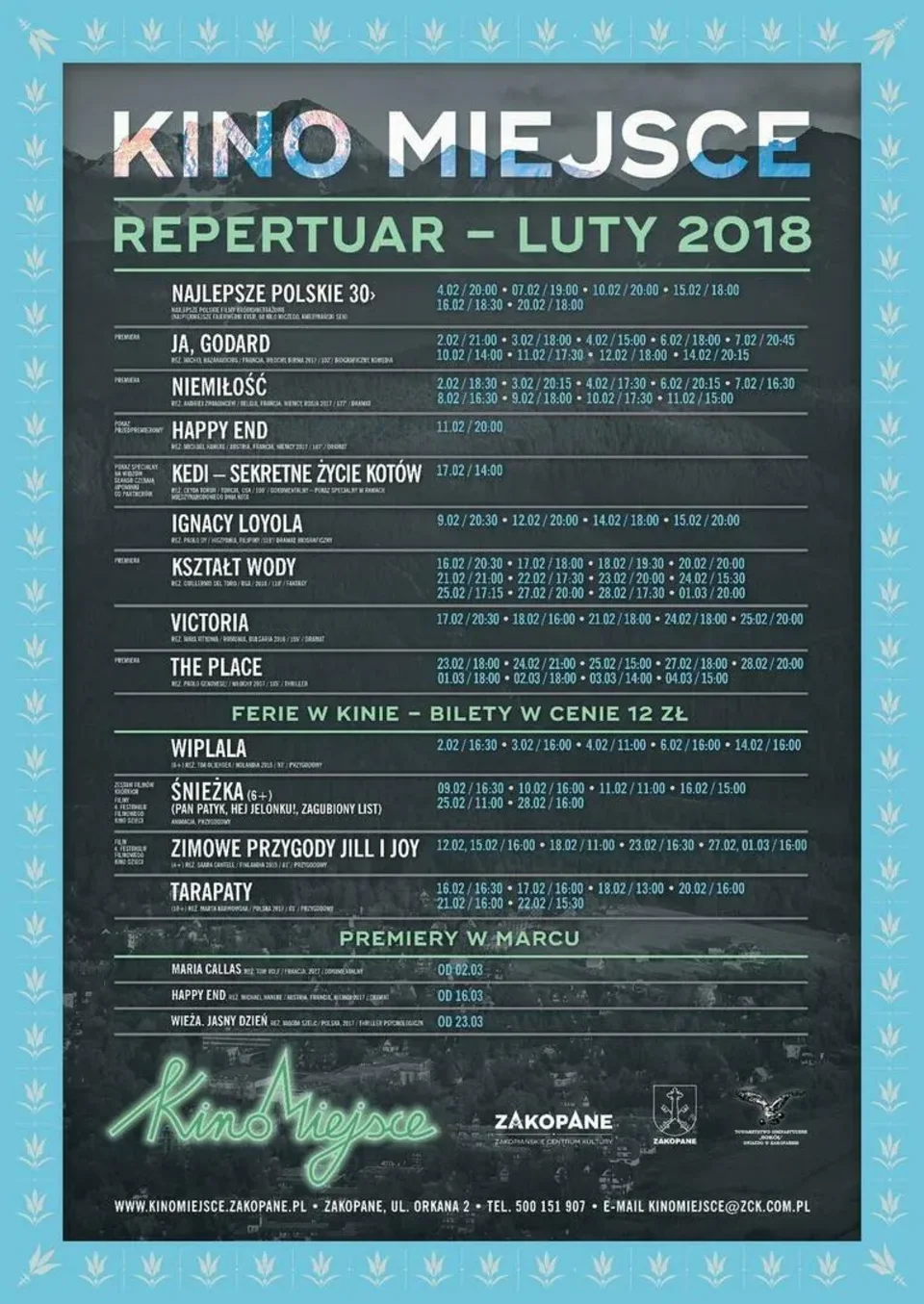 Luty w Kinie Miejsce