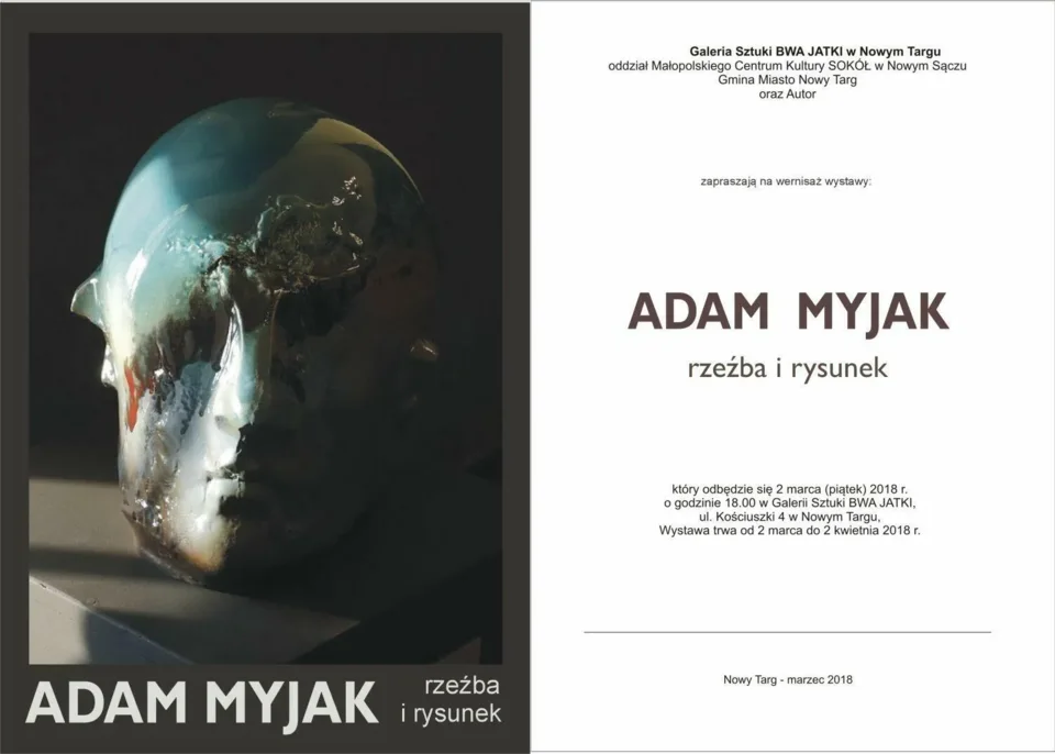 Wernisaż wystawy rzeźby i rysunku prof. Adama Myjaka