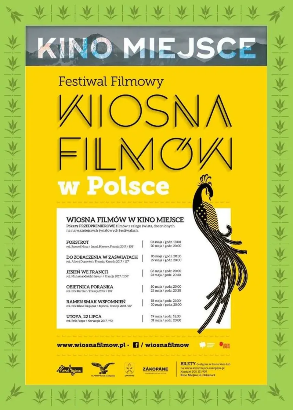 Wiosna Filmów w Kino Miejsce