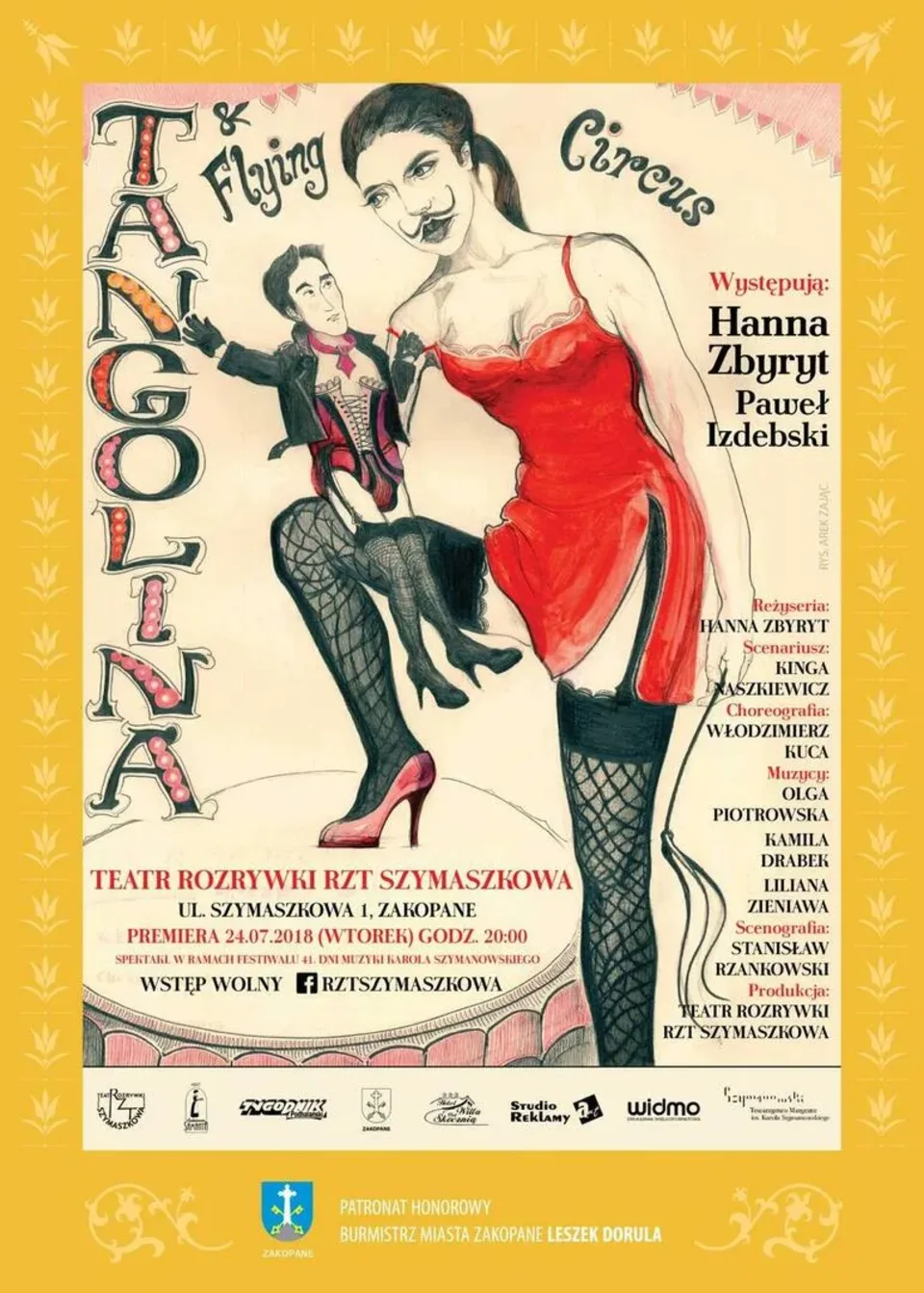PREMIERA / spektakl ,,TANGOLINA - flying circus"