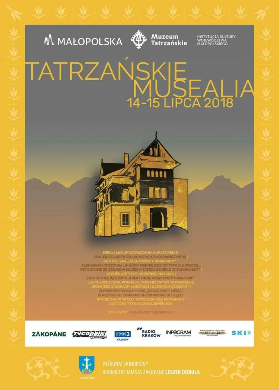 TATRZAŃSKIE MUSEALIA 2018 - ŚWIĘTO MUZEUM TATRZAŃSKIEGO