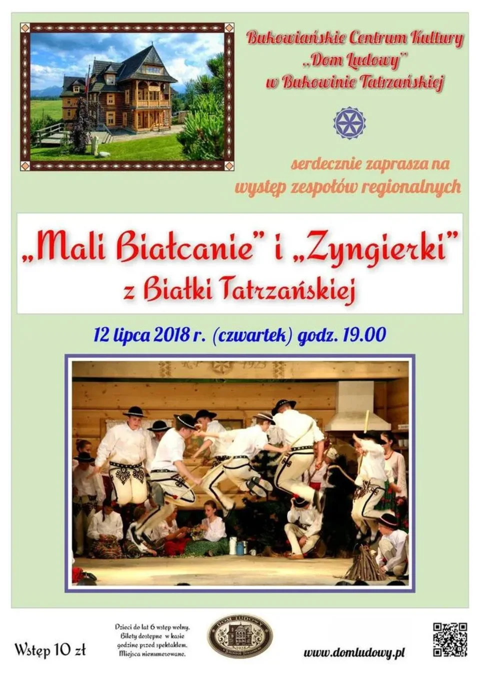 Występ zespołów regionalnych "Mali Białcanie" i "Zyngierki"
