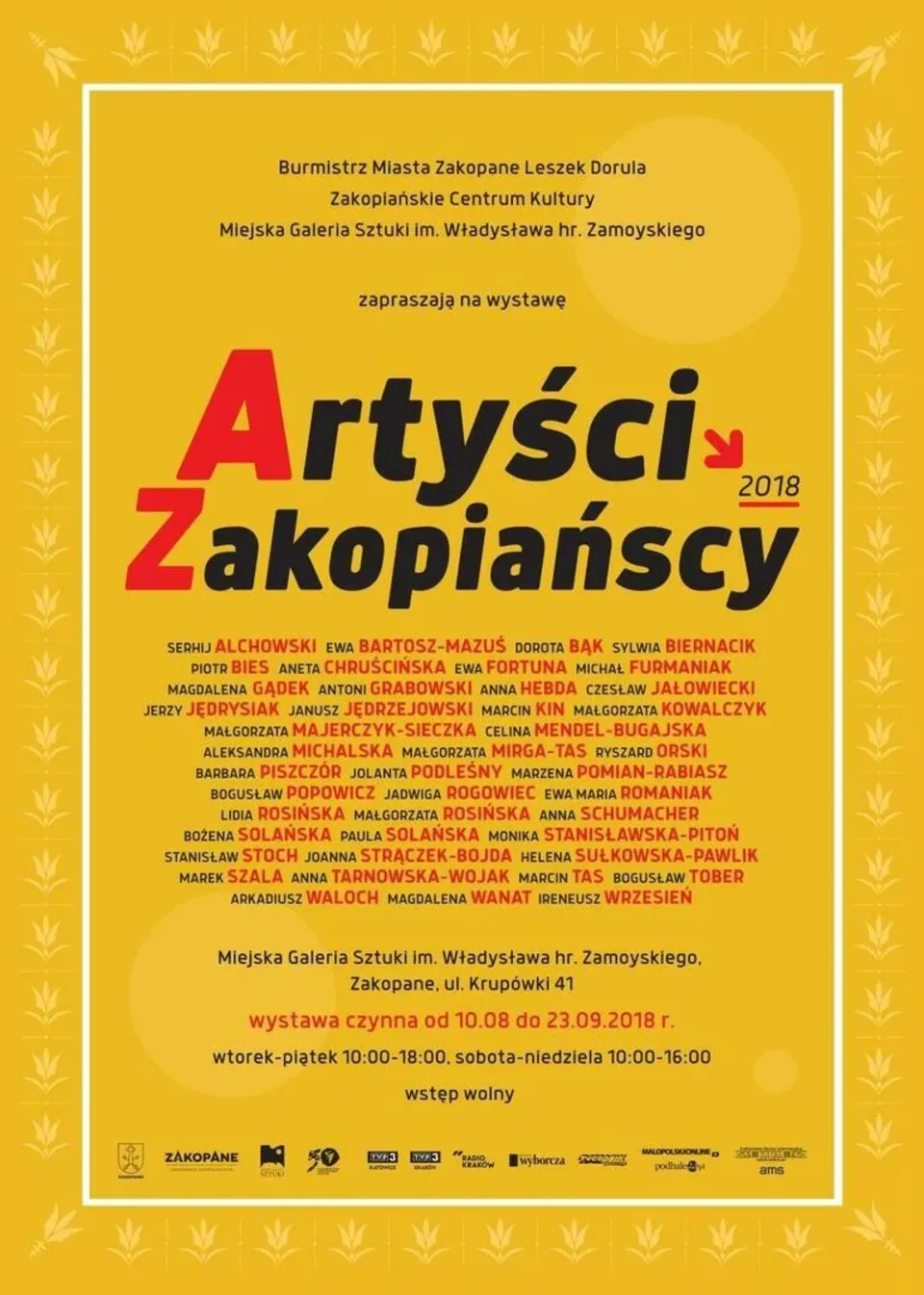 Artyści Zakopiańscy 2018