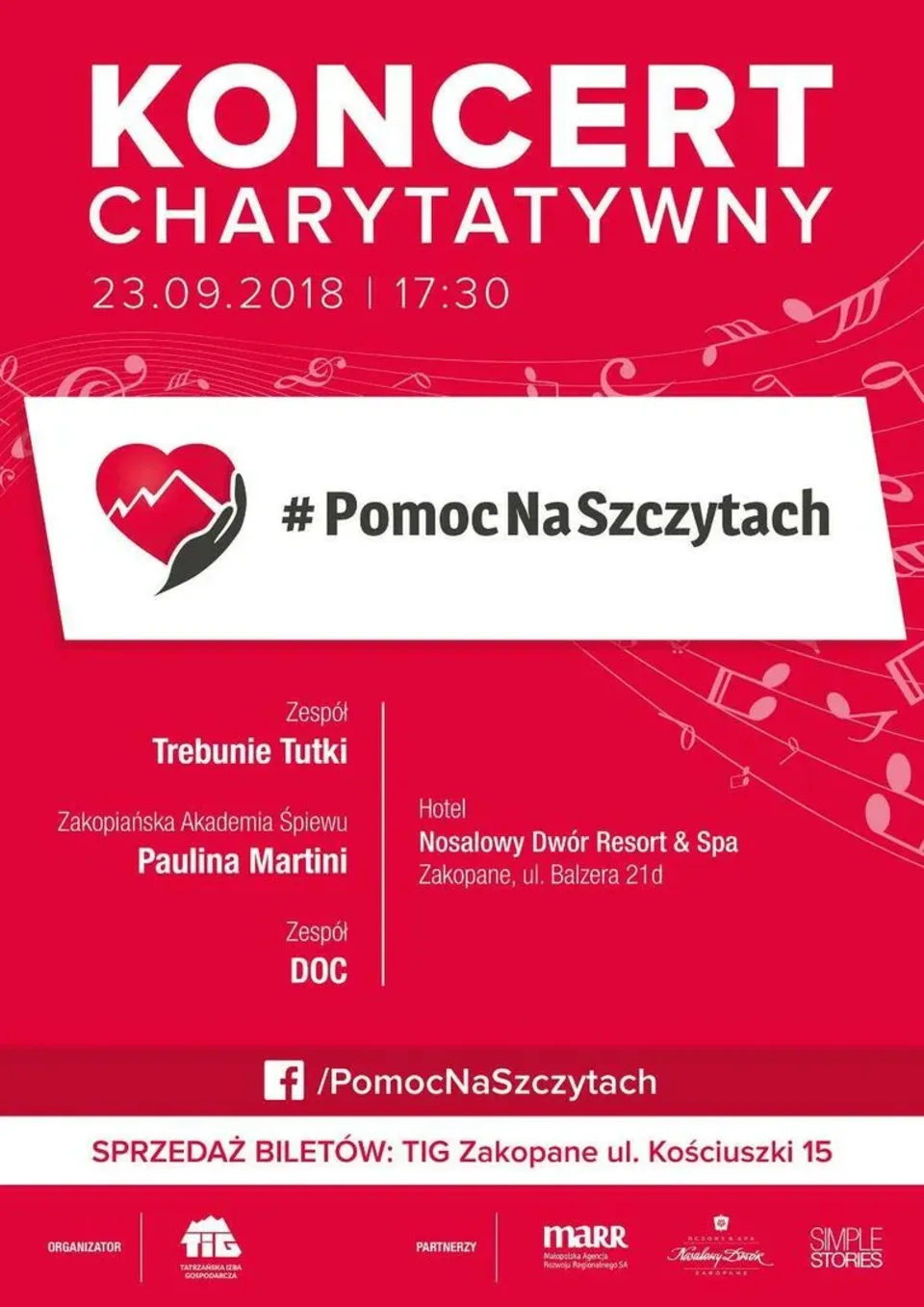 KONCERT CHARYTATYWNY PomocNaSzczytach