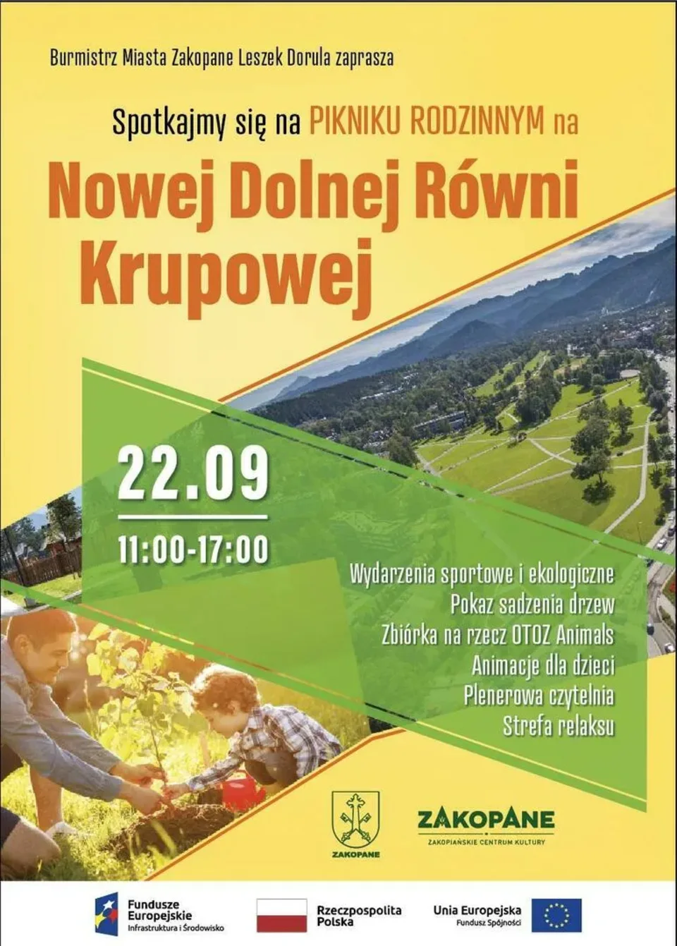 Piknik rodzinny na Dolnej Równi Krupowej