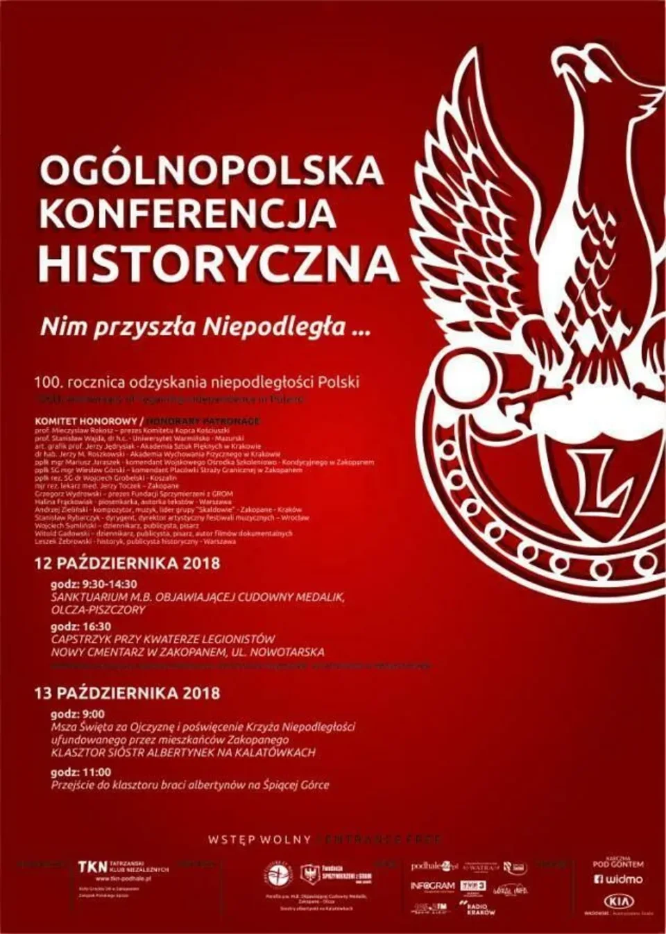 Ogólnopolska Konferencja Naukowa - Nim Przyszła Niepodległa