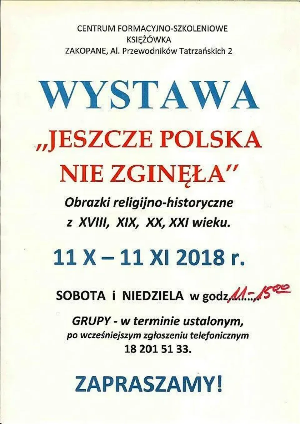 Wystawa "Jeszcze Polska nie zginęła" – obrazki z kolekcji Marii Parzuchowskiej