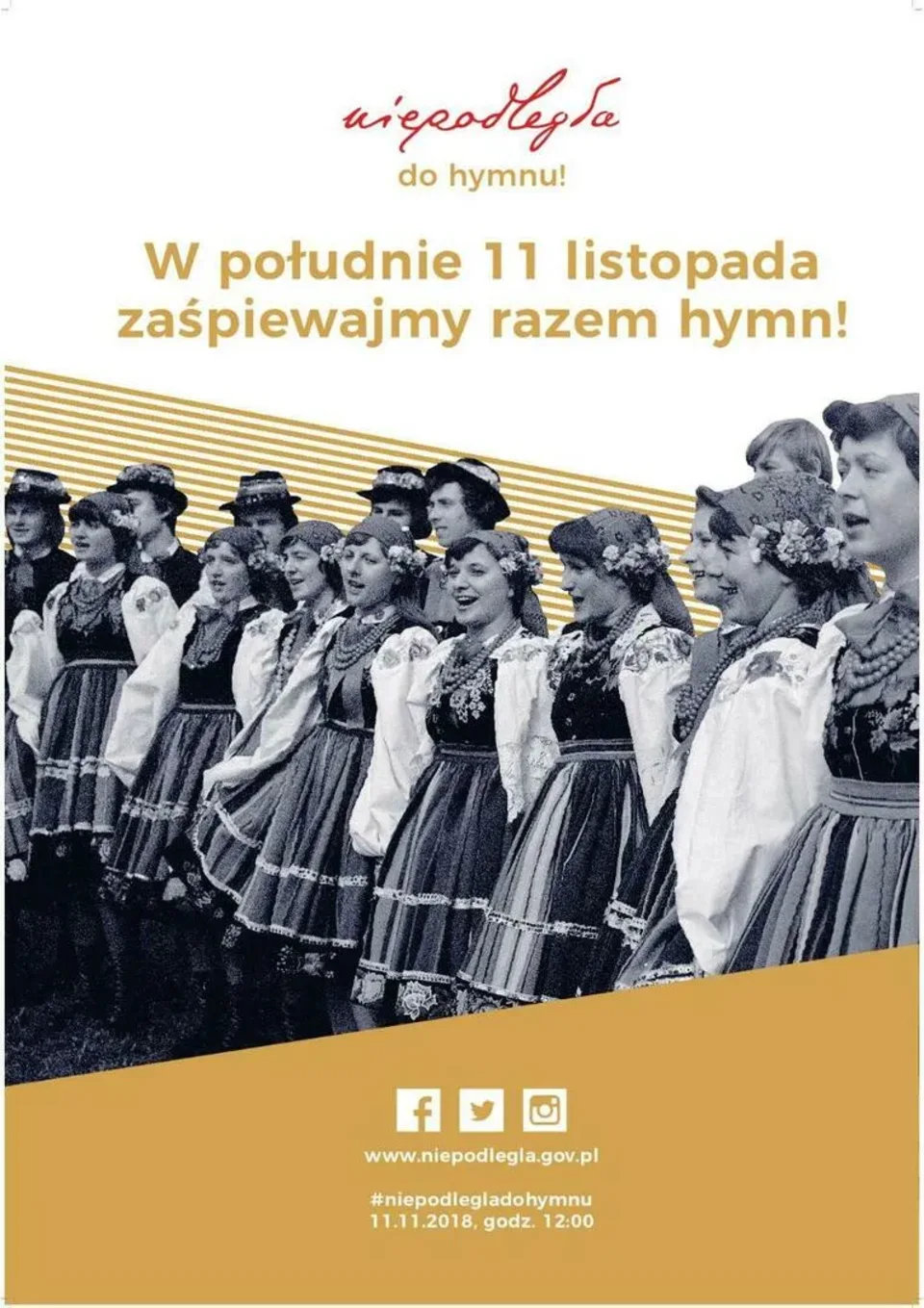 „Niepodległa do Hymnu” – włącz się w ogólnopolskie śpiewanie 11 listopada
