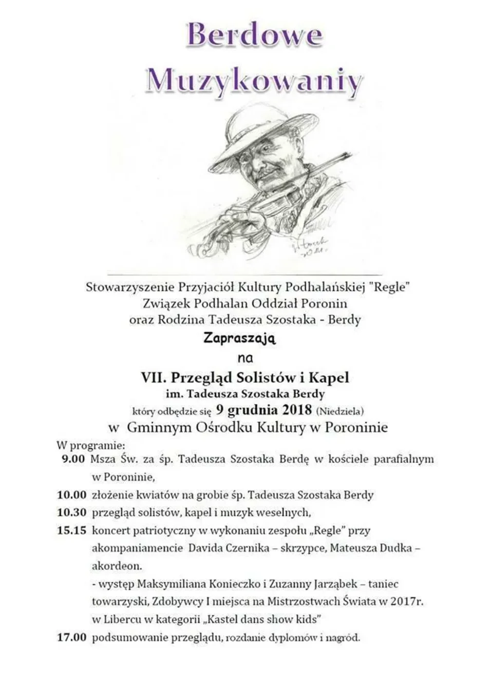 VII Berdowe Muzykowaniy - Przegląd Solistów, Kapel i Muzyk Wesel