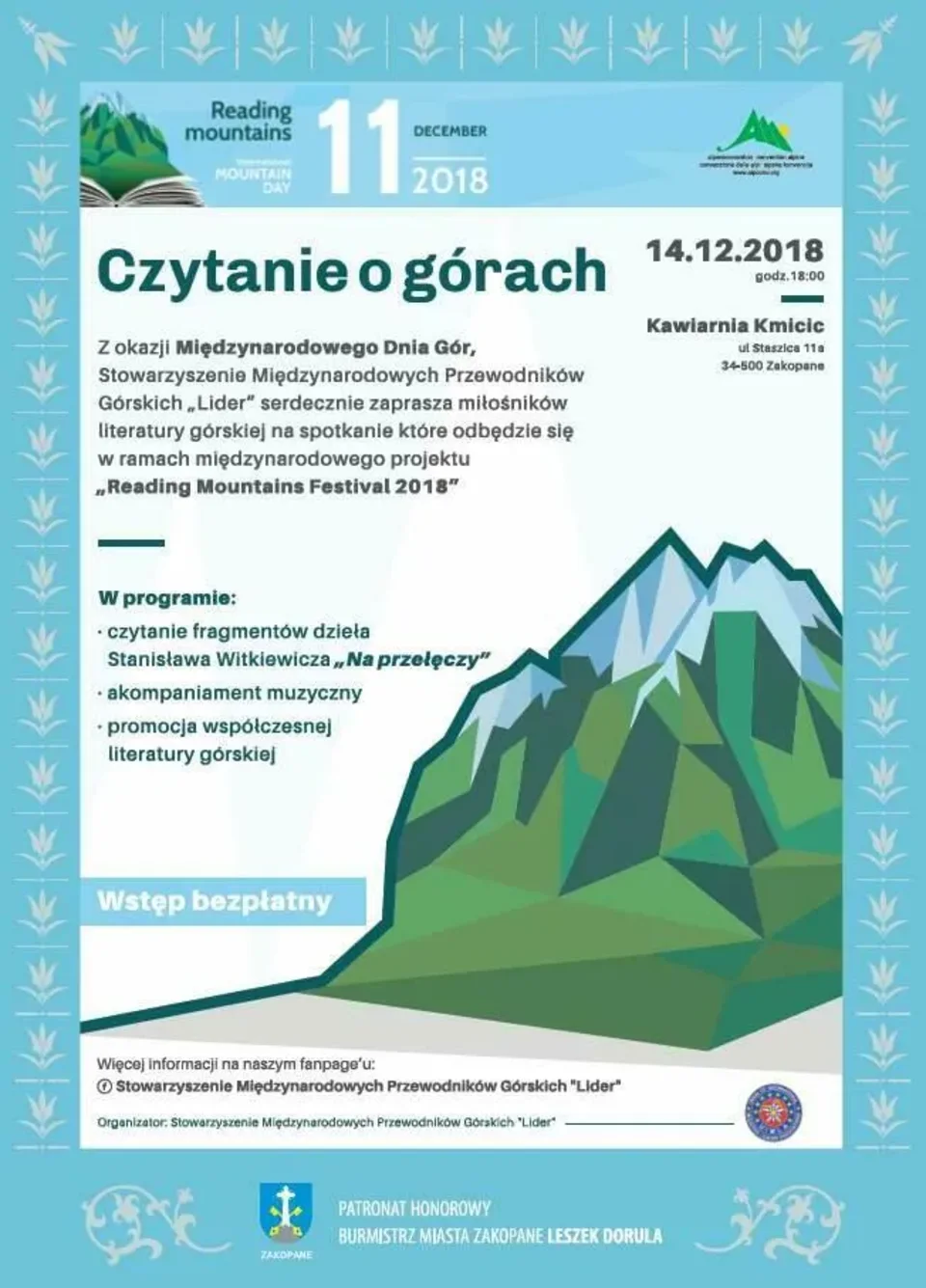 CZYTANIE O GÓRACH