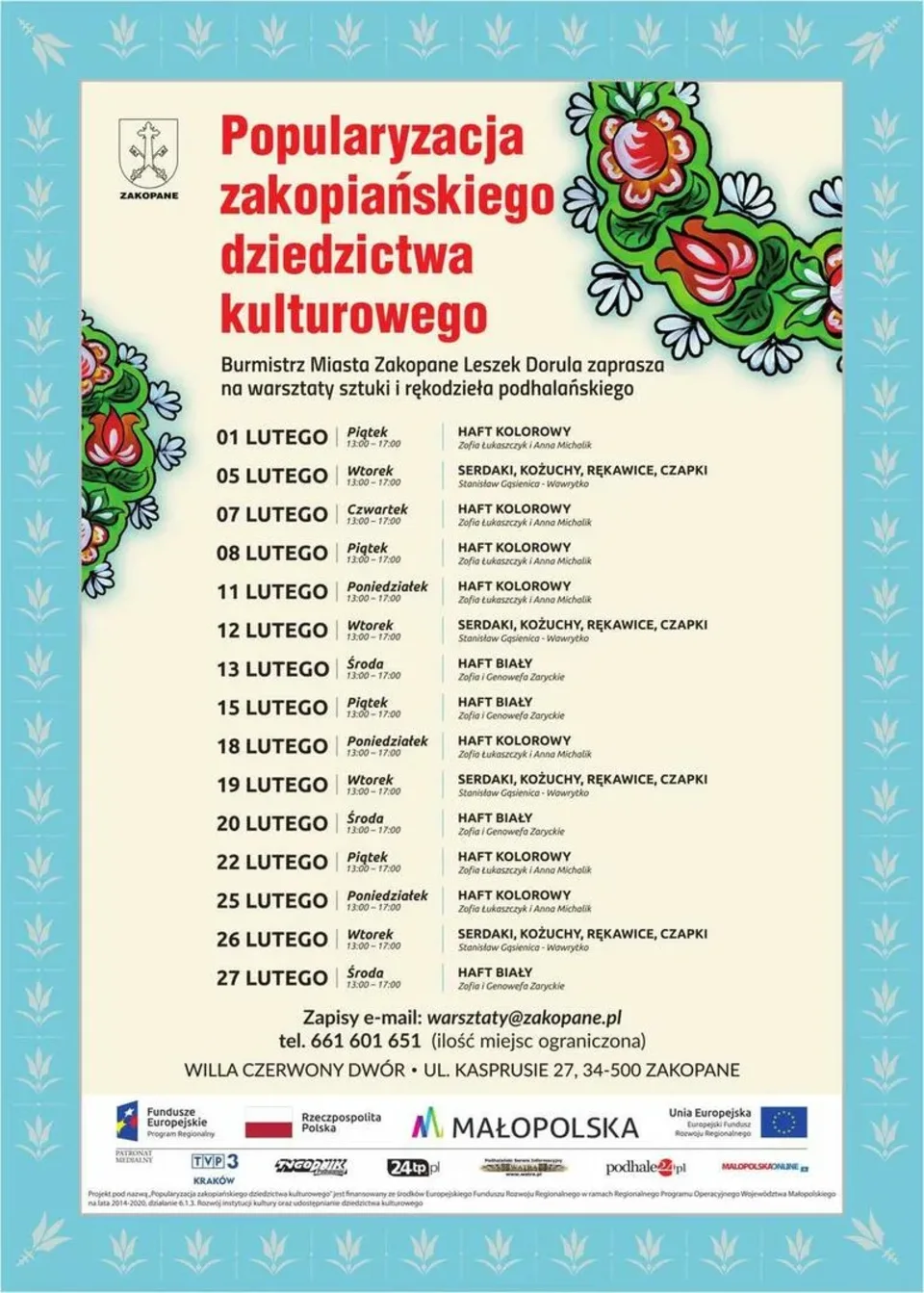 Popularyzacja zakopiańskiego dziedzictwa kulturowego