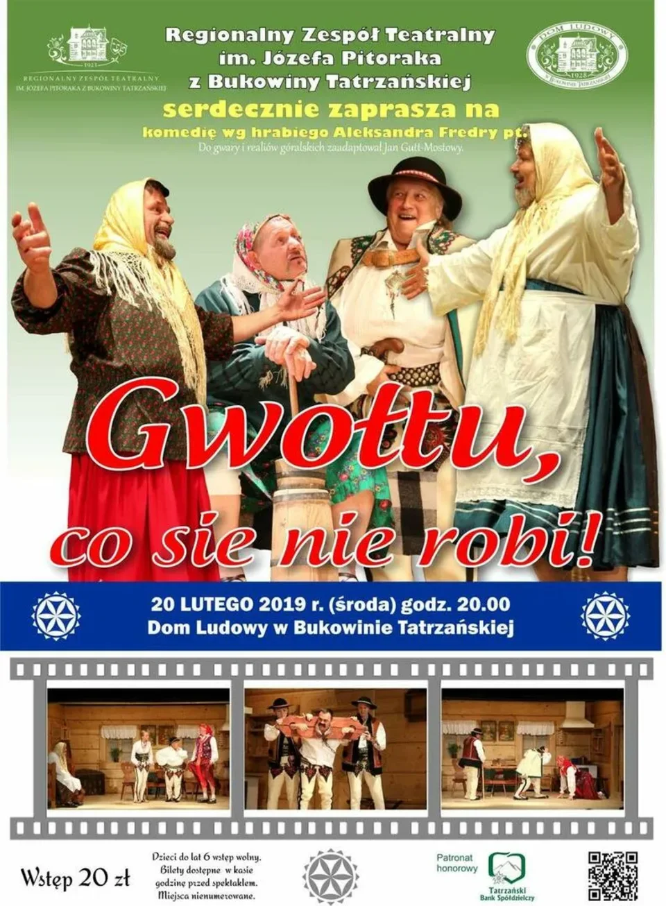 Sztuka teatralna „Gwołtu co sie nie robi”