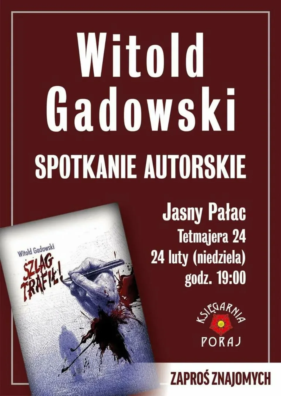 Spotkanie autorskie z Witoldem Gadowskim