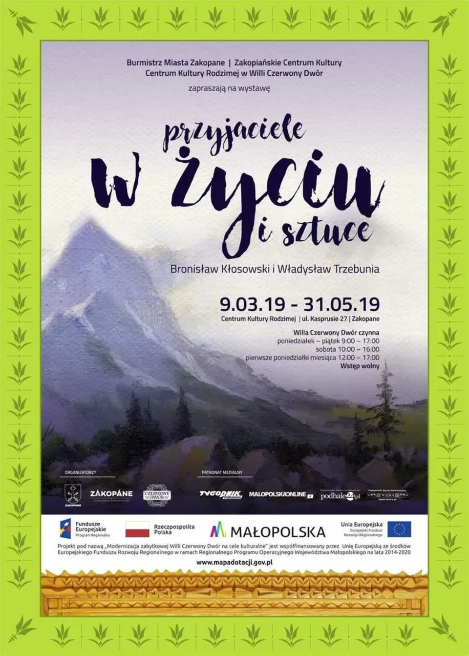 Przyjaciele w życiu i sztuce - B. Kłosowski i W. Trzebunia