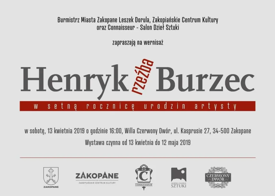 HENRYK BURZEC – RZEŹBA w setną rocznicę urodzin artysty