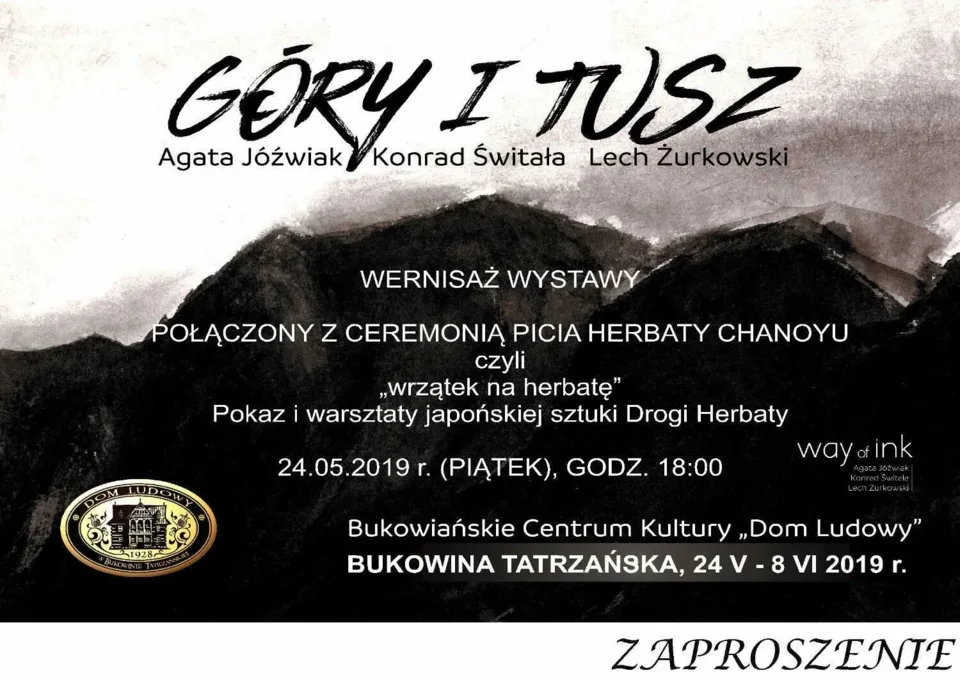 Wystawa "Góry i tusz"