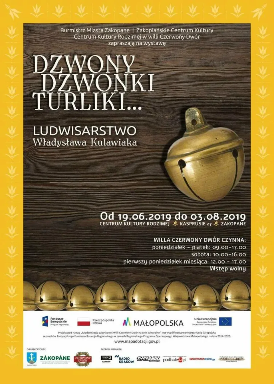 Wernisaż w Czerwonym Dworze "Dzwony, dzwonki, turliki..." Ludwisarstwo Władysława Kulawiak