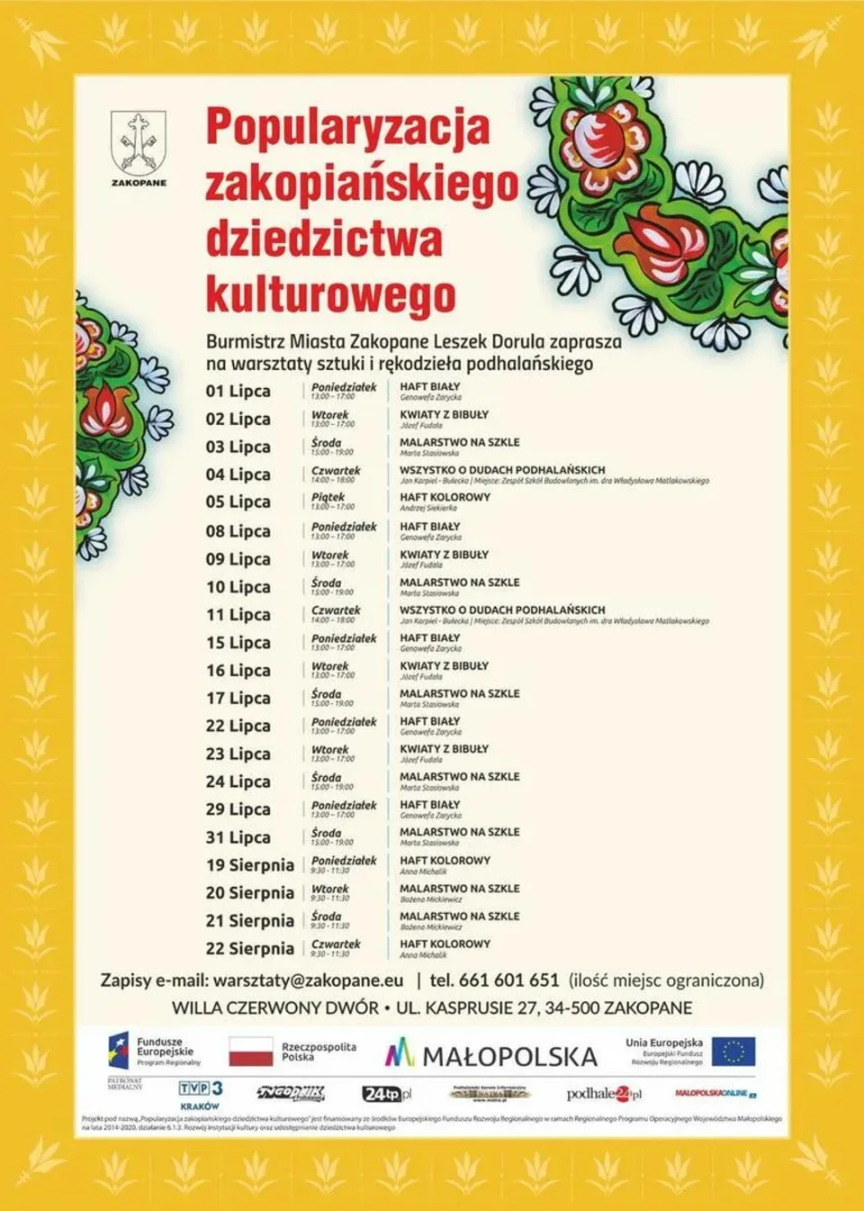 Warsztaty sztuki i rękodzieła