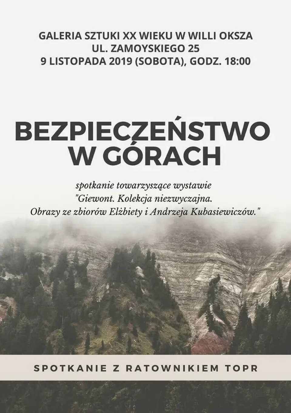 BEZPIECZEŃSTWO W GÓRACH. SPOTKANIE Z RATOWNIKIEM TOPR W MUZEUM TATRZAŃSKIM