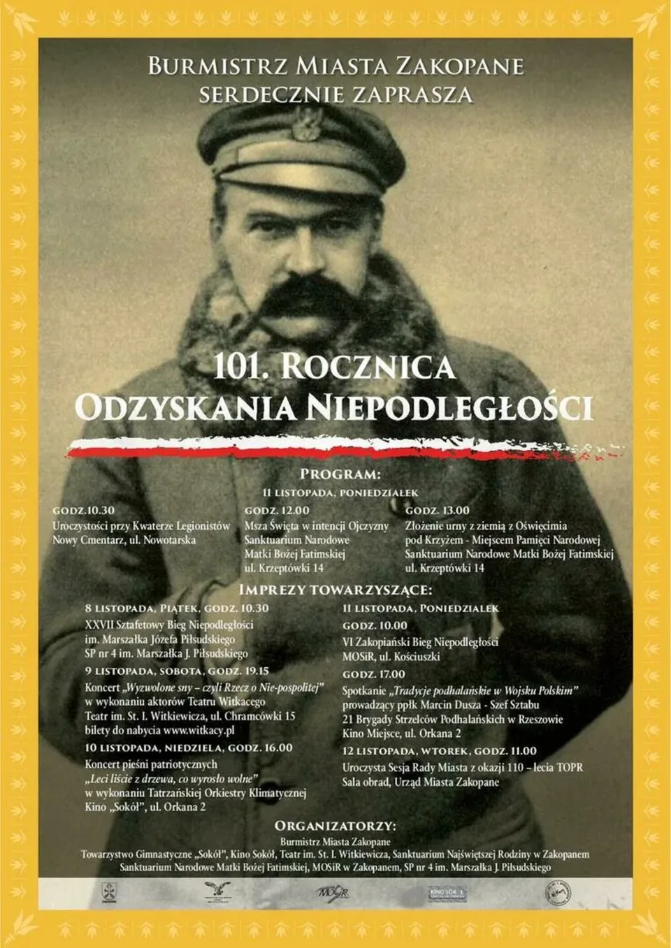 101 Rocznica Odzyskania przez Polskę Niepodległości