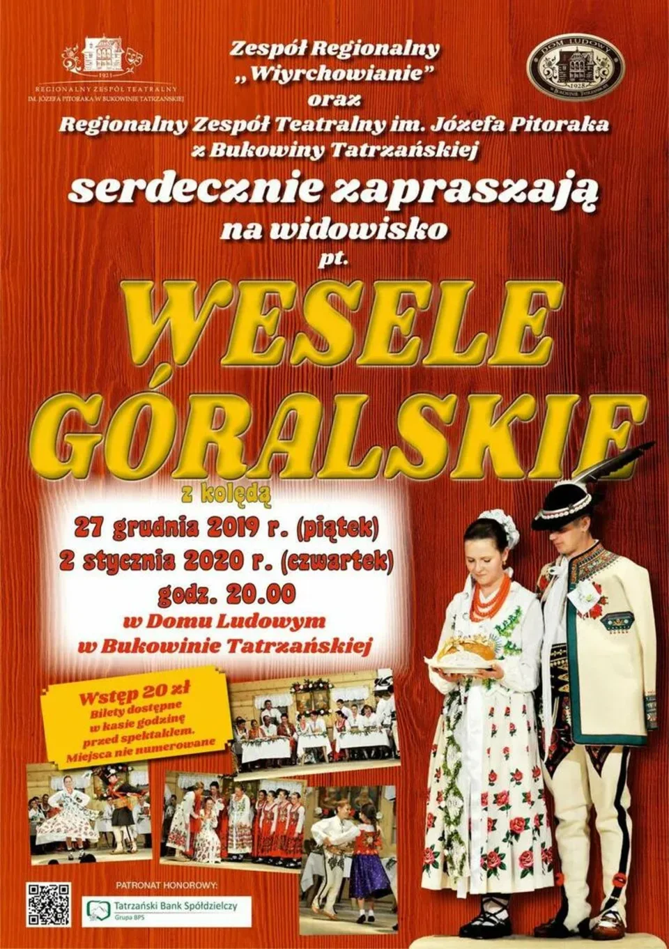 Widowisko "Wesele góralskie z kolędą"