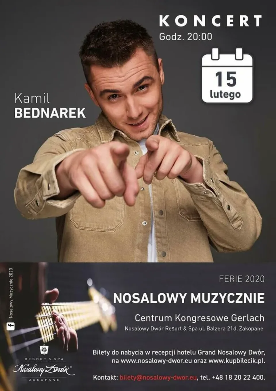 Kamil Bednarek - Koncert z cyklu "Nosalowy Muzycznie 2020"