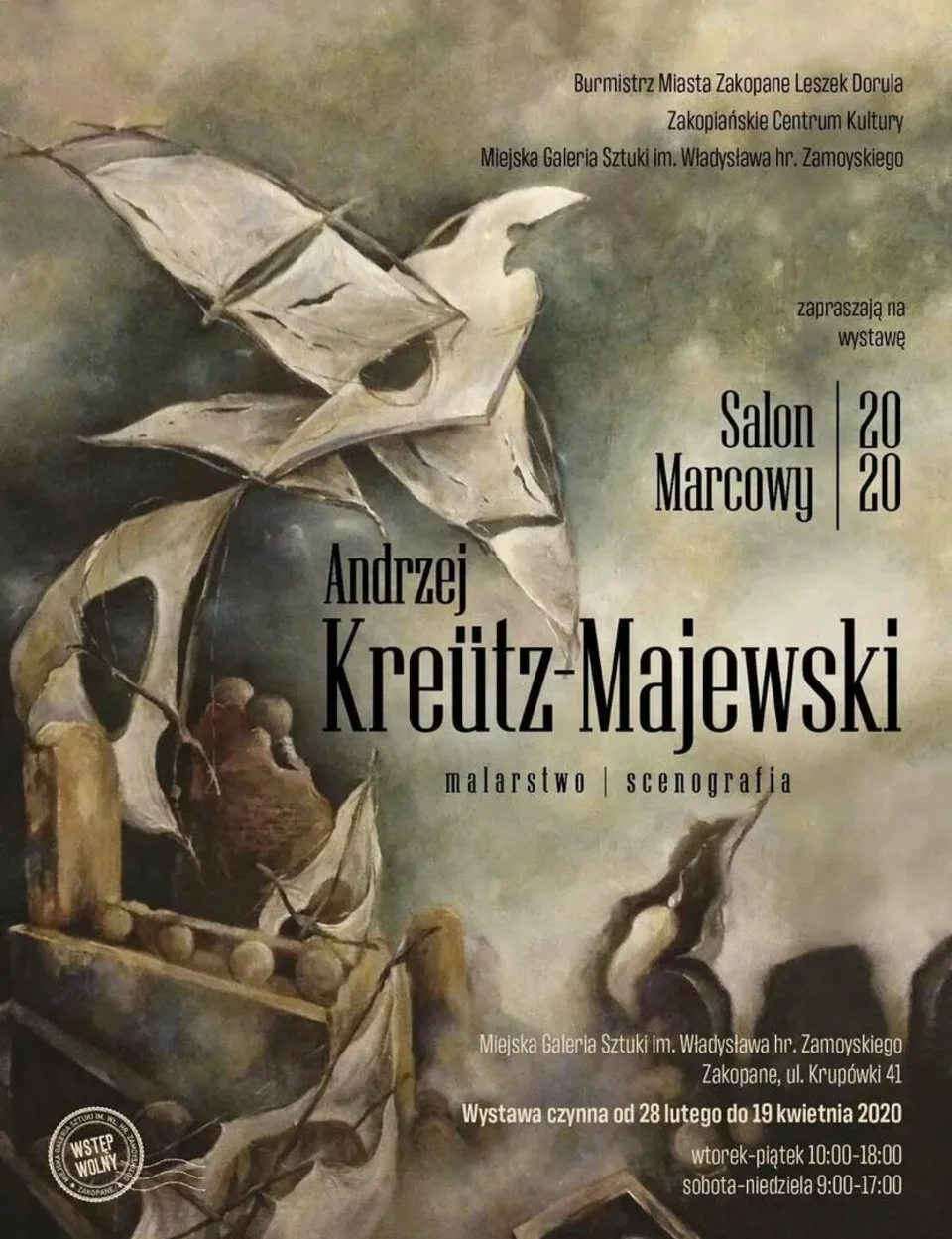 SALON MARCOWY 2020: Andrzej Kreütz-Majewski – Malarstwo, Scenografia