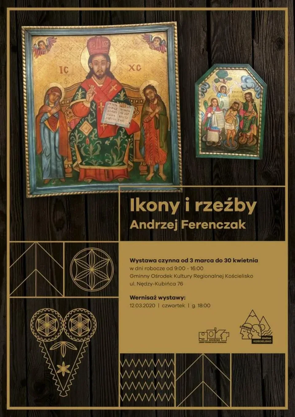 Wystawa - Ikony i rzeźby Andrzej Ferenczak