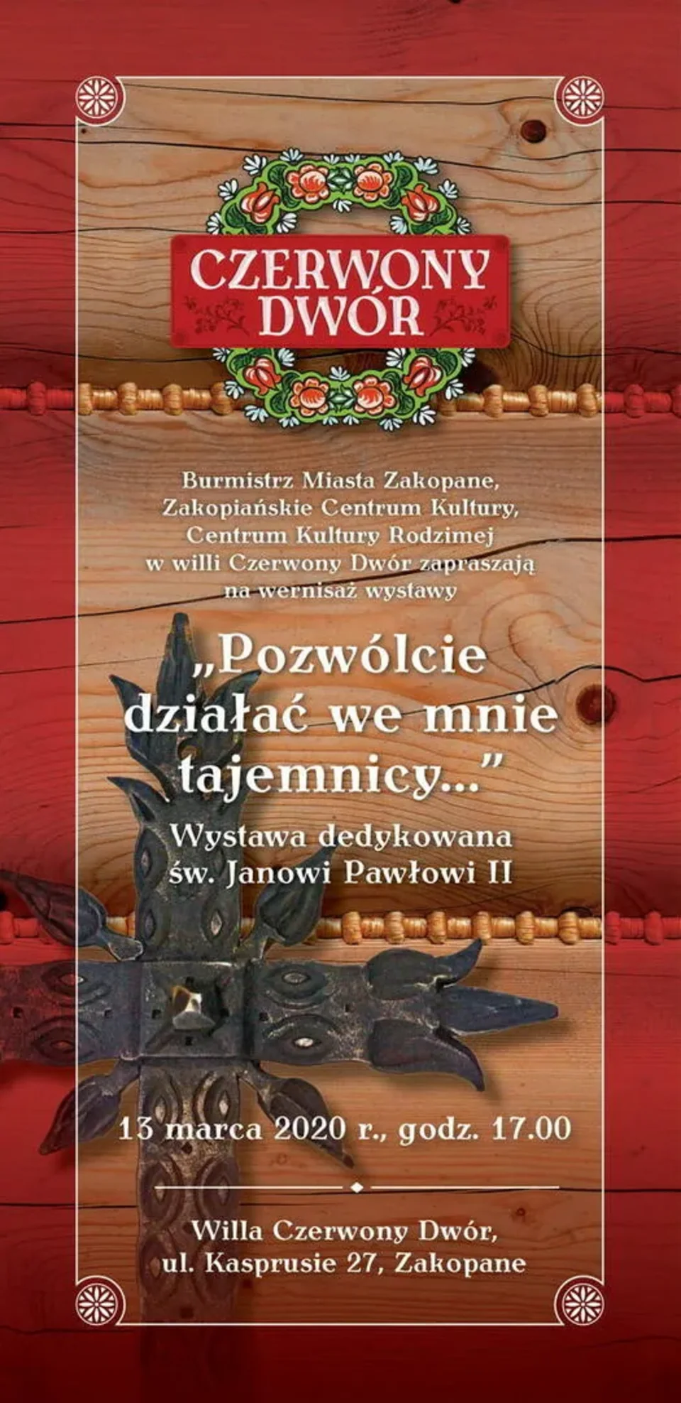 Wernisaż wystawy "Pozwólcie działać we mnie tajemnicy..."