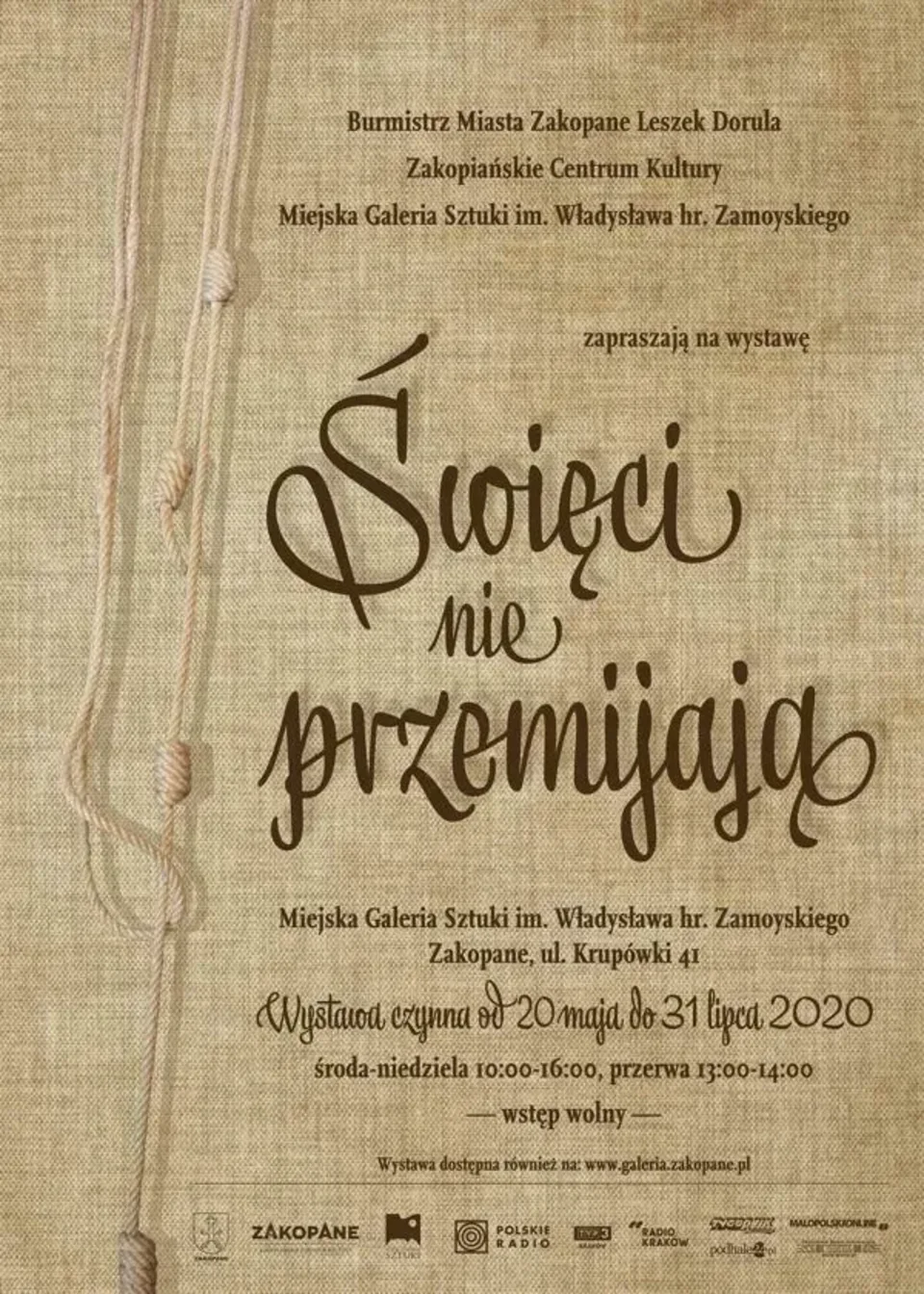 Miejska Galeria Sztuki im. Wł. hr. Zamoyskiego otwarta od 20 maja 2020 r.