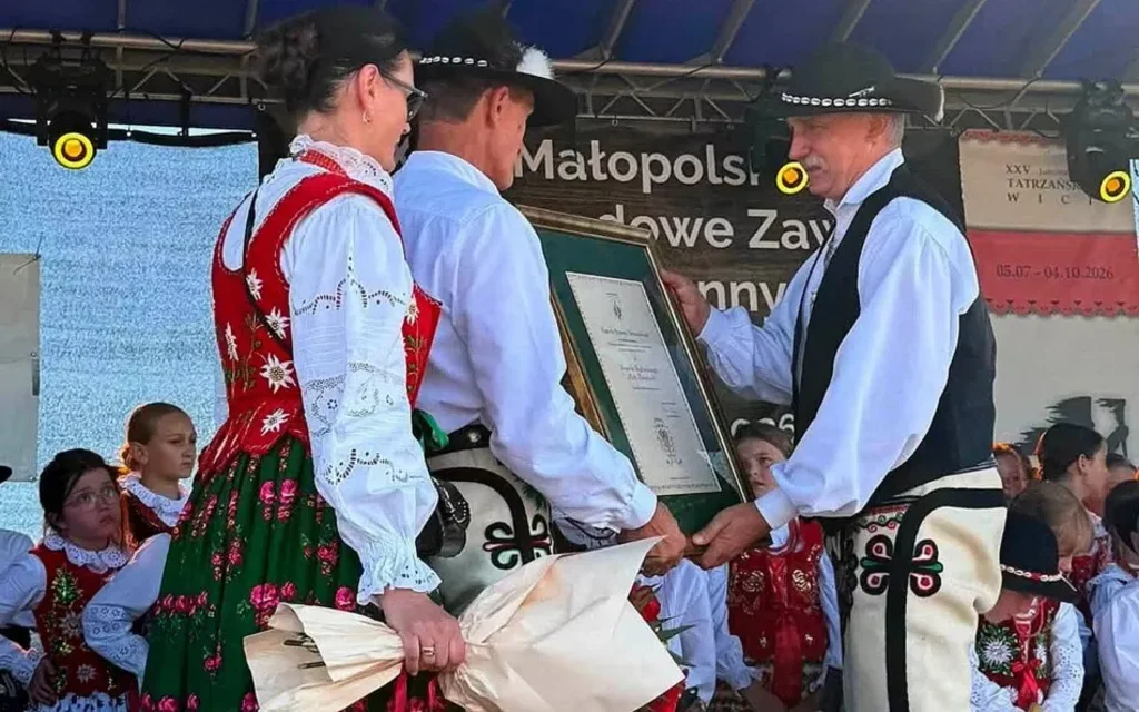 Doroczna Nagroda Starosty Tatrzańskiego dla zespołu „Mały Zbójnicek”