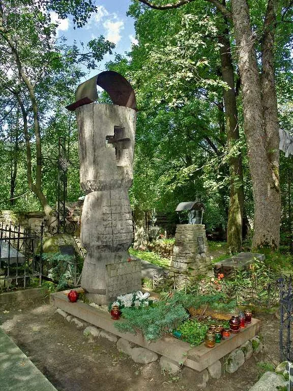 Grób Antoniego Rząsy na Starym Cmentarzu w Zakopanem (fot. A. Samardak)